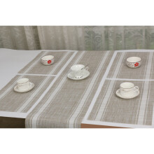 Tablecloth Table Flag European Striped PVC Washable Tablecloth for Home Hotel Party Table Decorations 30*135CM