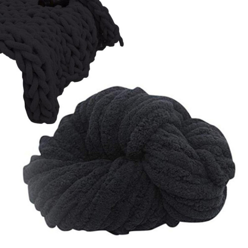 DIY Chenille Wool Yarn Coarse Wool Blanket Ice Strips Thickened Chenille Blanket Yarn Quick 1