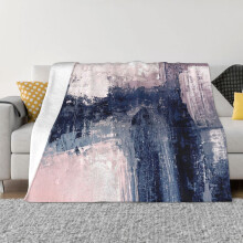 Pink And Navy 1 For Double Bed Baby Blanket Bed Blanket Keep Warm Blankets For Beds Out