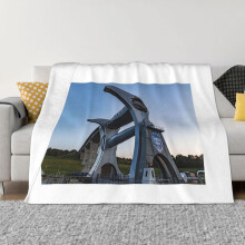 The Falkirk Wheel Double Bed Sofa Bed Queen Bed Hairy Winter Bed Covers Plush Quilt