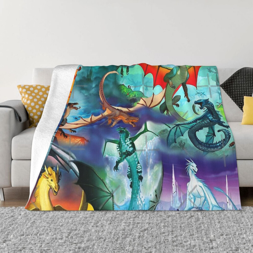 Wings Of Fire All Dragon Series 1 Sofa Bed Sofa Blanket Summer Blanket Ultralight Ins Wind Fluffy Soft Blankets-image-OPC-PCFZ7HD-NEW