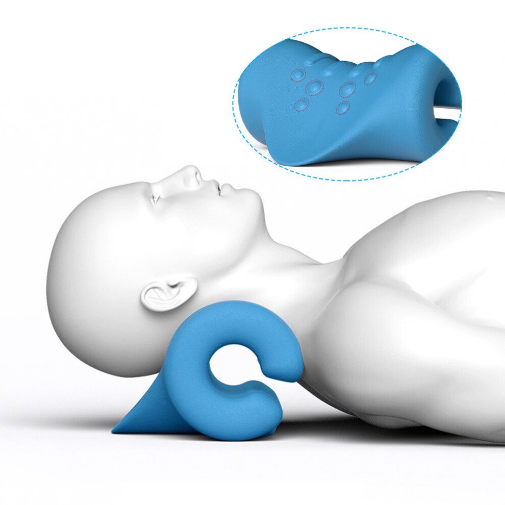 Chiropractic Device Shoulder Relaxer Massage & Relaxation Cervical Spine Pillow Neck Stretcher Pillow