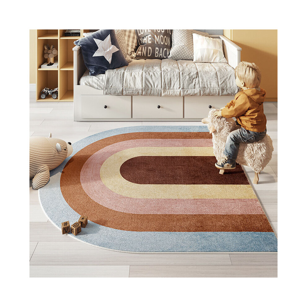Rainbow Baby Play Mats Kids Rugs Thick Cotton Toddler Crawling Mat Pads Baby Room Carpet Playmat Blanket Room Decor Climbing Pad