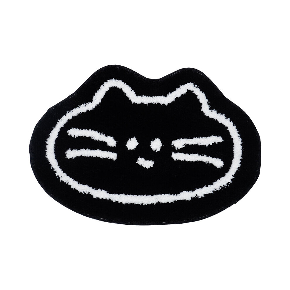 Tufted Cat Bathroom Mat Soft Fluffy Rug Bathmat Bedside Carpet Floor Anti Slip Pad Home Kids Nursery Room Decor-image-OPC-PCFZ7TY-NEW
