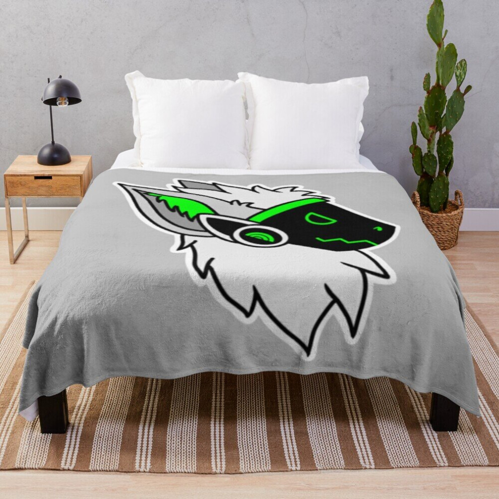 Furry Protogen Art Throw Blanket Blankets For Baby