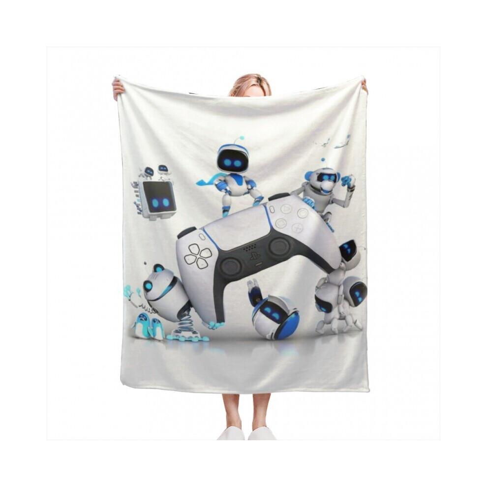 Astrobot Throw Blankets Airplane Travel Decoration Soft Warm Bedspread