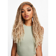 (1 jet black) Feme Urban - River Locs 18 Inch All Range