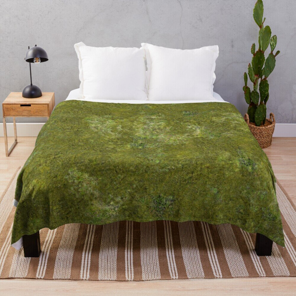 Grass Battlemat 36x36 Throw Blanket Baby Blanket Thin Wadding Blanket