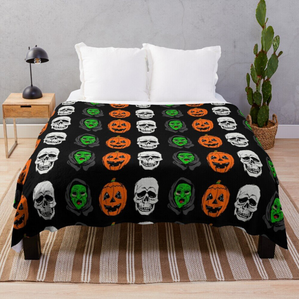 Season of the Witch - Halloween 3 Throw Blanket Sofa Quilt Vintage Blanket St Blanket-image-OPC-PCFZBDC-NEW