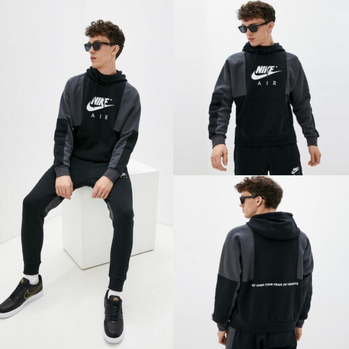 Nike (Small) Nike Air Mens Contrast Pullover Hooded Tracksuit 1