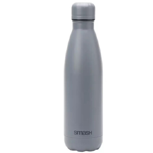 Smash Smash Grey Stainless Steel Bottle - 500ml