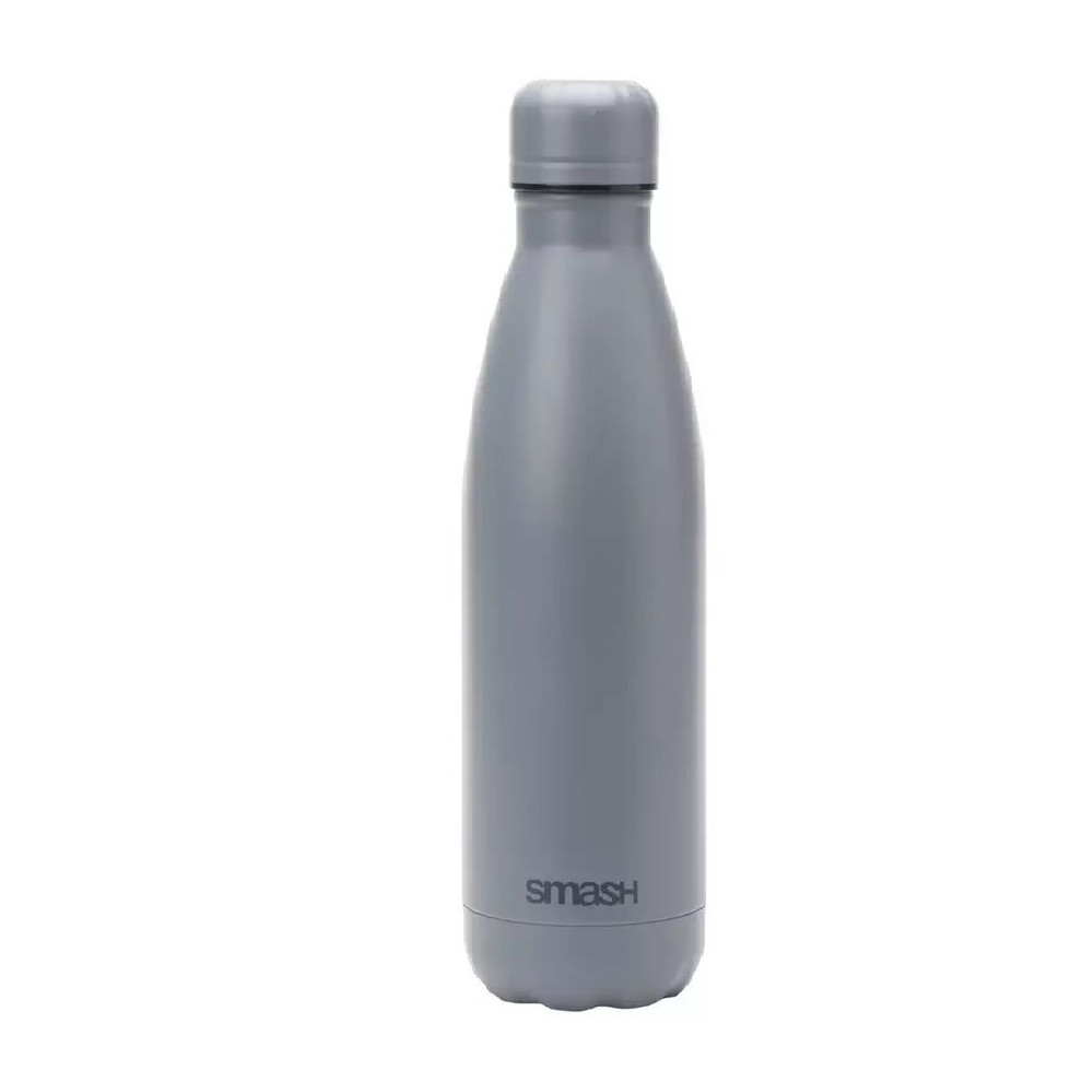 Smash Grey Stainless Steel Bottle - 500ml