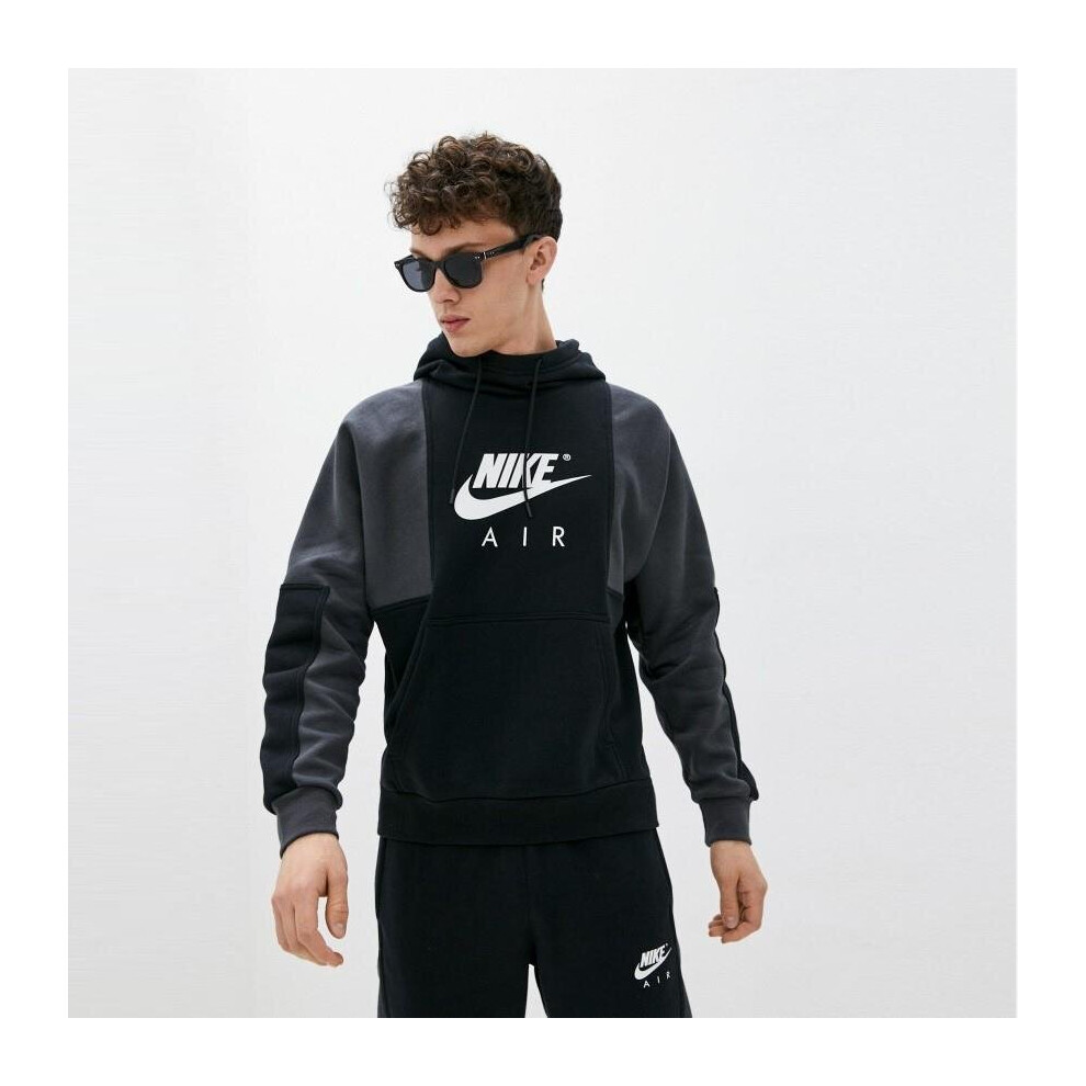 (Large) Nike Air Mens Contrast Pullover Hooded Tracksuit