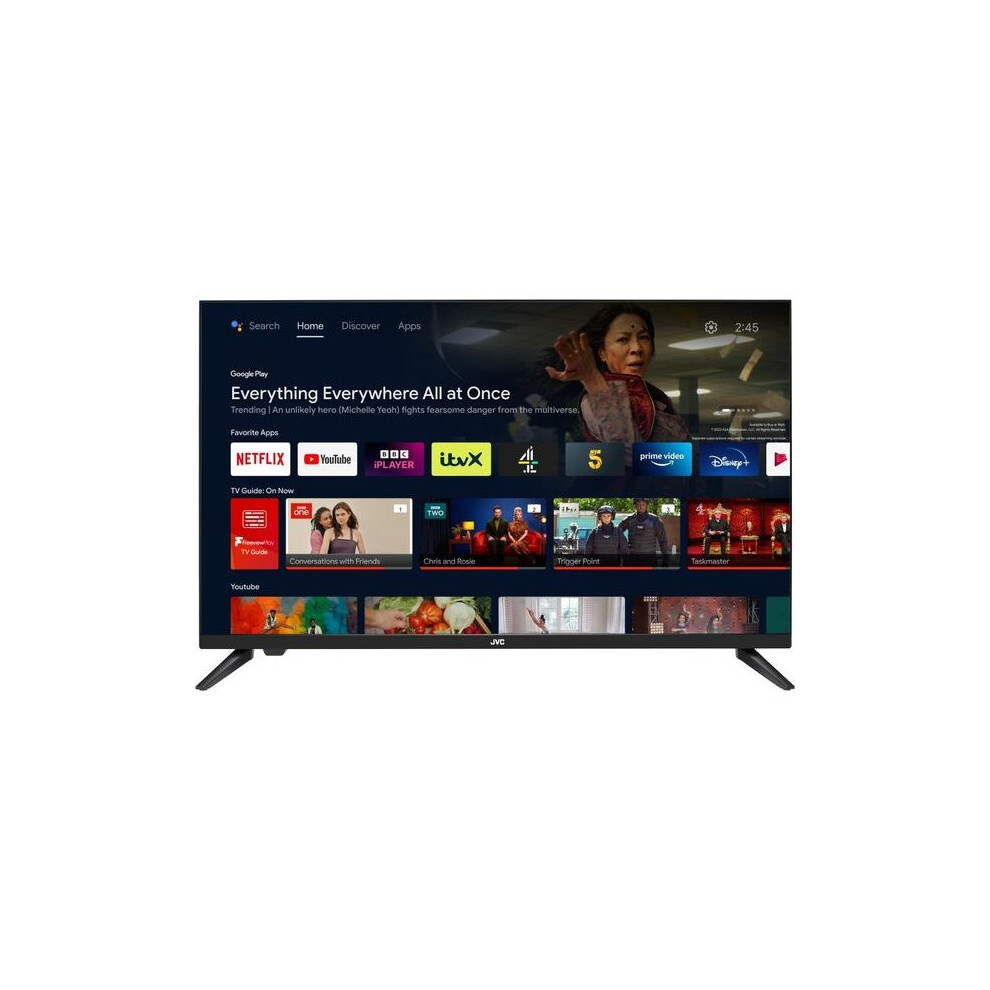 Refurbished JVC LT-32CA220 Android TV 32" Smart HD Ready LED TV 