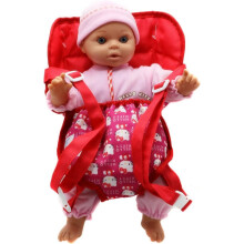 Hello Kitty Girls Baby Doll & Baby Carrier