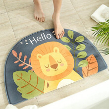 Carpet Bedroom Living Room Non-slip Small Rug Cartoon Printing Water Absorption Mat Area Rug