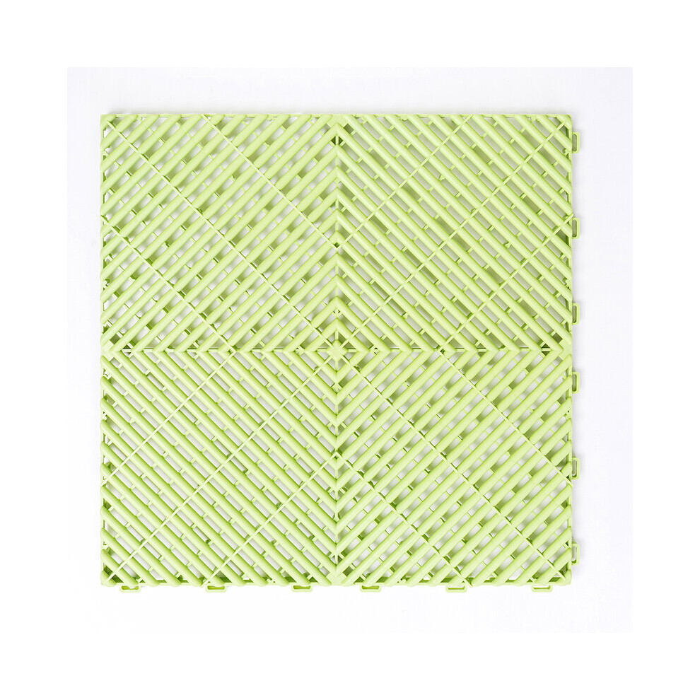 1.8Cm Thickness Plastic Grille Splicing Mat Car Wash Room Garage Floor Tiles Interlocking Professional For Car Beauty Center 885666433955