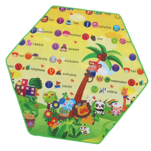 Baby Developmental Hexagonal Cognitive Crawling Carpet Play Mat Toddler Educational Toy 2