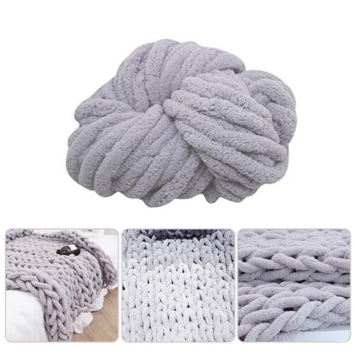 DIY Chenille Wool Yarn Coarse Wool Blanket Ice Strips Thickened Chenille Blanket Yarn 2
