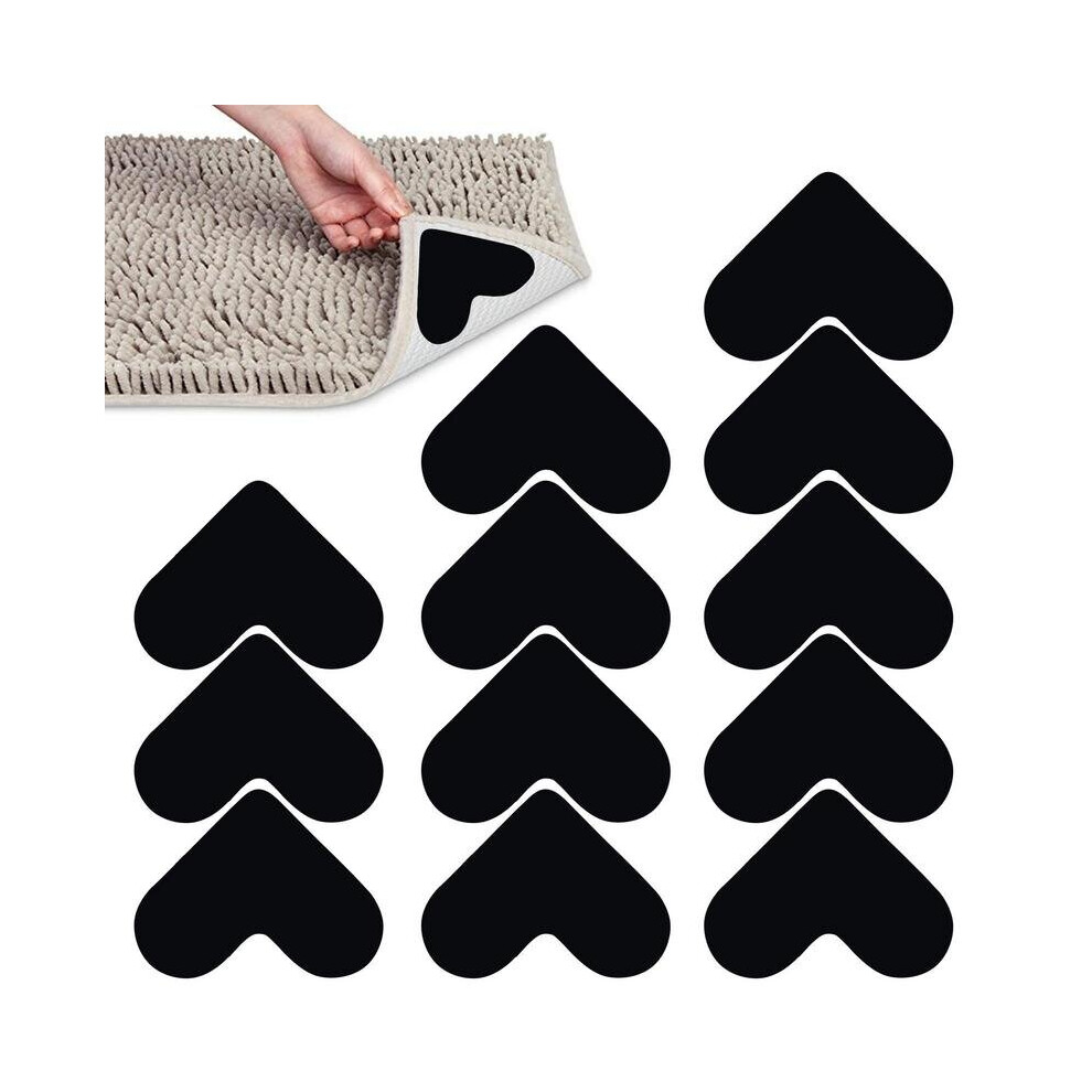 Rug Gripper Heart-Shaped Carpet Tape For Hardwood Floors Reusable Washable Rug Tape For Area Rugs Dual Sided Adhesive Rug Pads 885666440885