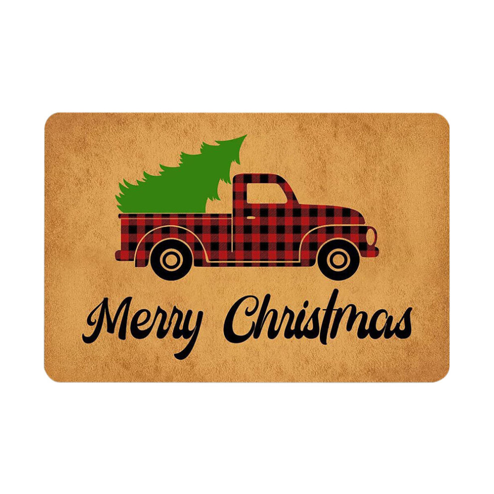 Christmas Outdoor Carpet Letter Printing Floor Blanket Decoration Water Absorption for Hotels Restaurants Supermarkets-image-OPC-PCFZHH9-NEW