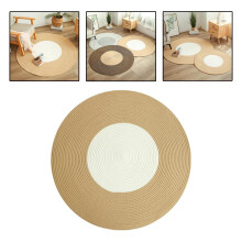 Hand Braided Area Rug Washable Bedroom Carpets Hand Woven Rug for Bedside Living Room