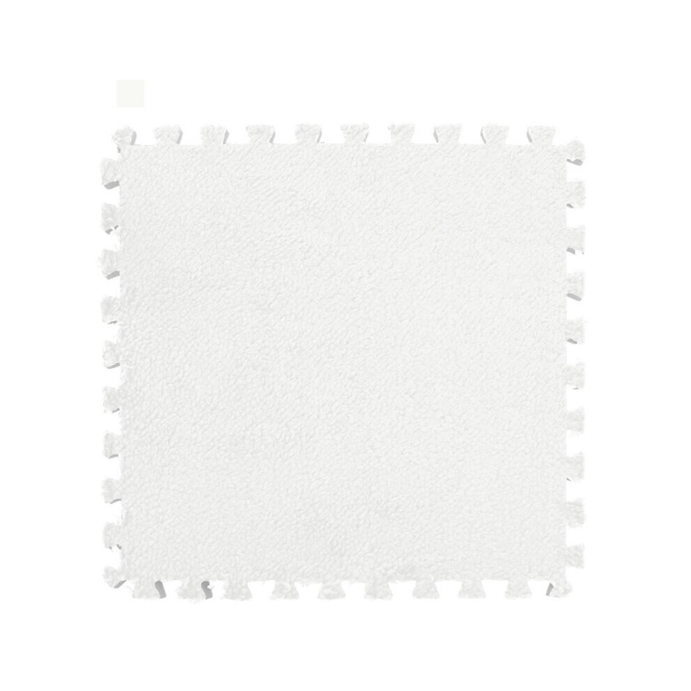 DIY Jigsaw Plush Carpet Baby Puzzles Playmat Area Rug Interlocking Foam Tile Mat
