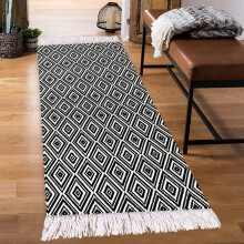 60x90cm Hand Woven Tassel Carpet Northern Europe Bedroom Mat Cotton Linen Kitchen Mats Bathroom Doormat Absorbent Rug Area Rug