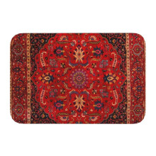 Antique Persian Rug Front Door Mat Anti-Slip Outdoor Absorbent Bohemian Ethnic Doormat Kitchen Balcony Entrance Rug Carpet