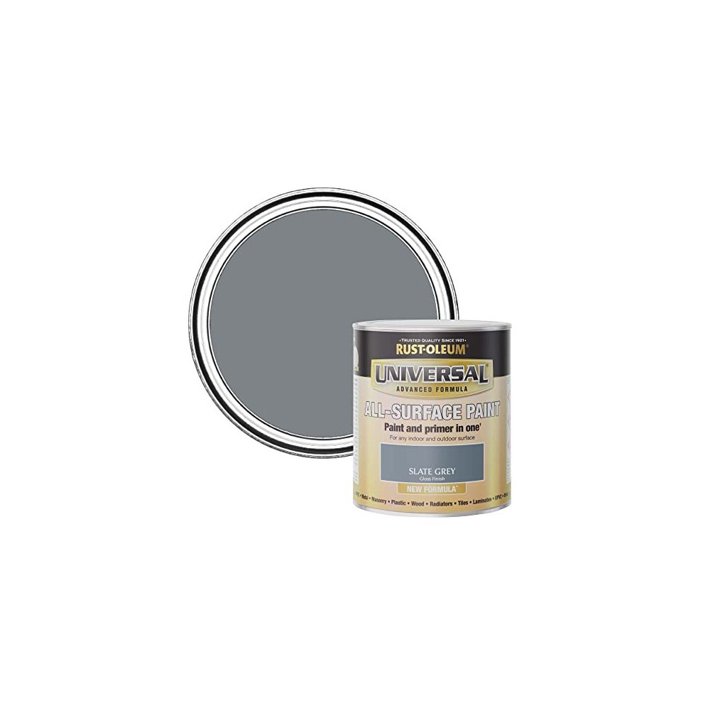 Rust-Oleum Universal Gloss Slate 750Ml Amz0117 Grey