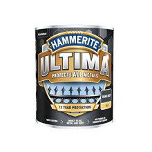 Hammerite Ultima Matt Metal Paint - 750ml - Dark Grey