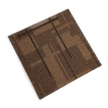 Nylon Tile Carpet Modern Brown