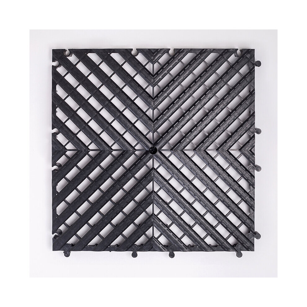 40X40x3cm Eco Easy To Install Vented Drainage High Garage Floor Tiles Plastic Garage Floor For Car Parking Carwash 885666587535
