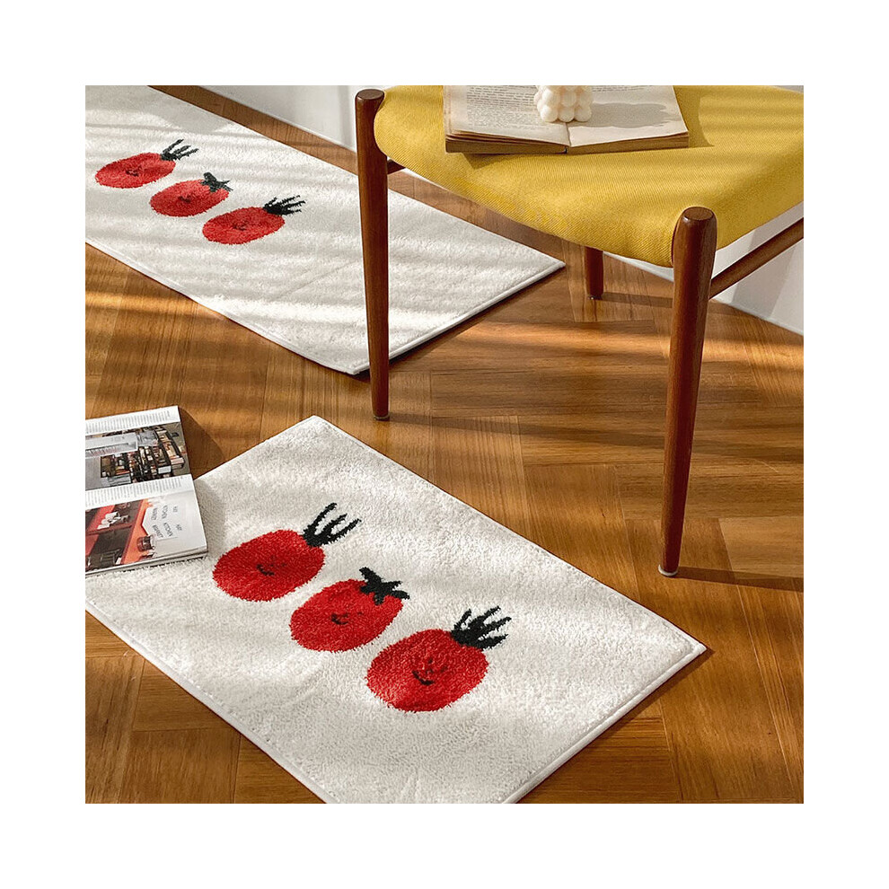 Red Small Tomato Bedroom Carpet Home Living Room Corridor Floor Mat Sofa Coffee Table Blanket Room Bedroom Bedside Blanket-image-OPC-PCFZV9H-NEW