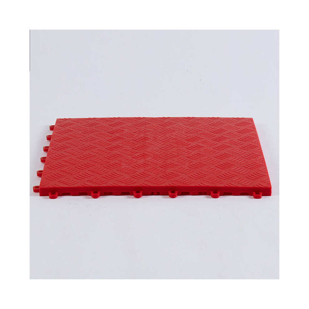 1.8Cm Thick Easy To Install Removable Interlocking Solid Garage Floor Tiles Garage Floor Tiles Plastic For Car Detailing Shop 885666587191