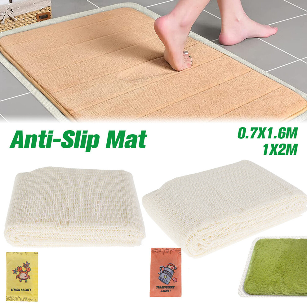 Non-Slip Carpet Underlay Rug Gripper Anti Slip Underlay Purpose Liner Non Slip Mat Mesh Non-Slip Lining Carpets Rug Pad 885666595639