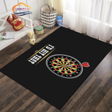 Ice and Fire Darts Pattern Carpet Darts Soft Mat for Sports Household Floor Mat Outdoor Play Mat
