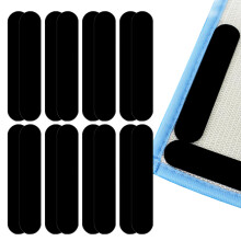 16pcs Washable Reusable Multipurpose Rug Gripper Anti Curling Tape Carpet Anti-slip Home Patch Wooden Floor Fixed Sticker