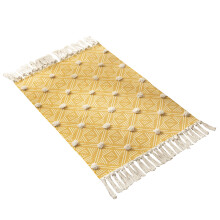 Living Room Anti Slip With Tassels Area Rug Woven Nordic Style Entrance Floor Mat Bedroom Balcony Decorative Doormat Washable