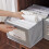 2Size Multi-function Non Woven Storage Box Foldable Household Clothing Organizer Box Space-saving Wardrobe Sundries Storage Case 4