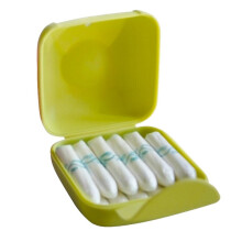 1 PCS Portable outdoor travel storage box woman tampon storage box cap tool set carrying bag