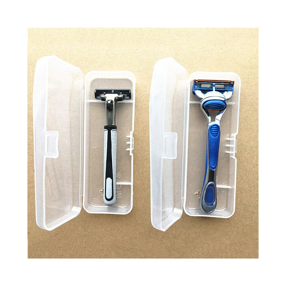 Multicoloured Travel Razor Case For Men Shaving Machine Container Holder Pp Waterproof Shaver Box Organizer Razor Blades Storage/Box
