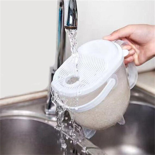 Fast Rice Washing Machine Convective Lazy Rice Washer Hand-Free Automatic Washing Rice Device Practical Creative Kitchen Tools 1