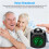 LED Projection Alarm Clock Digital LCD Display Voice Talking Weather Snooze USB 9