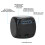 LED Projection Alarm Clock Digital LCD Display Voice Talking Weather Snooze USB 4