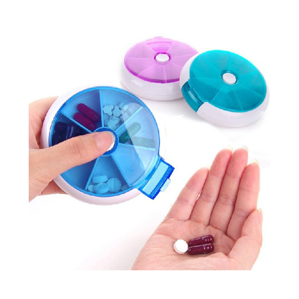 7 Weekly Portable Pill Box Container Medicine Splitters Holder Pill Drugs Case Box Organizer pill case medicine box
