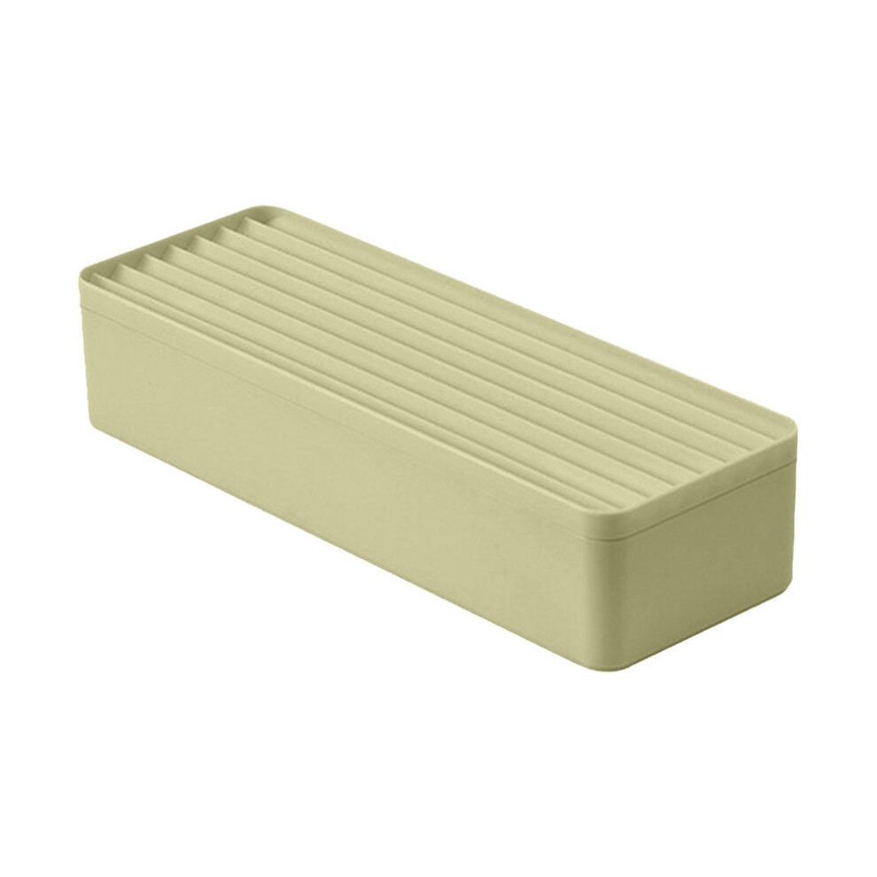 Plastic Wire Cable Storage Case Large Capacity Desktop Cable Collect Box With Cover Power Cord Storage Box Dustproof For Bedroom 885666718144