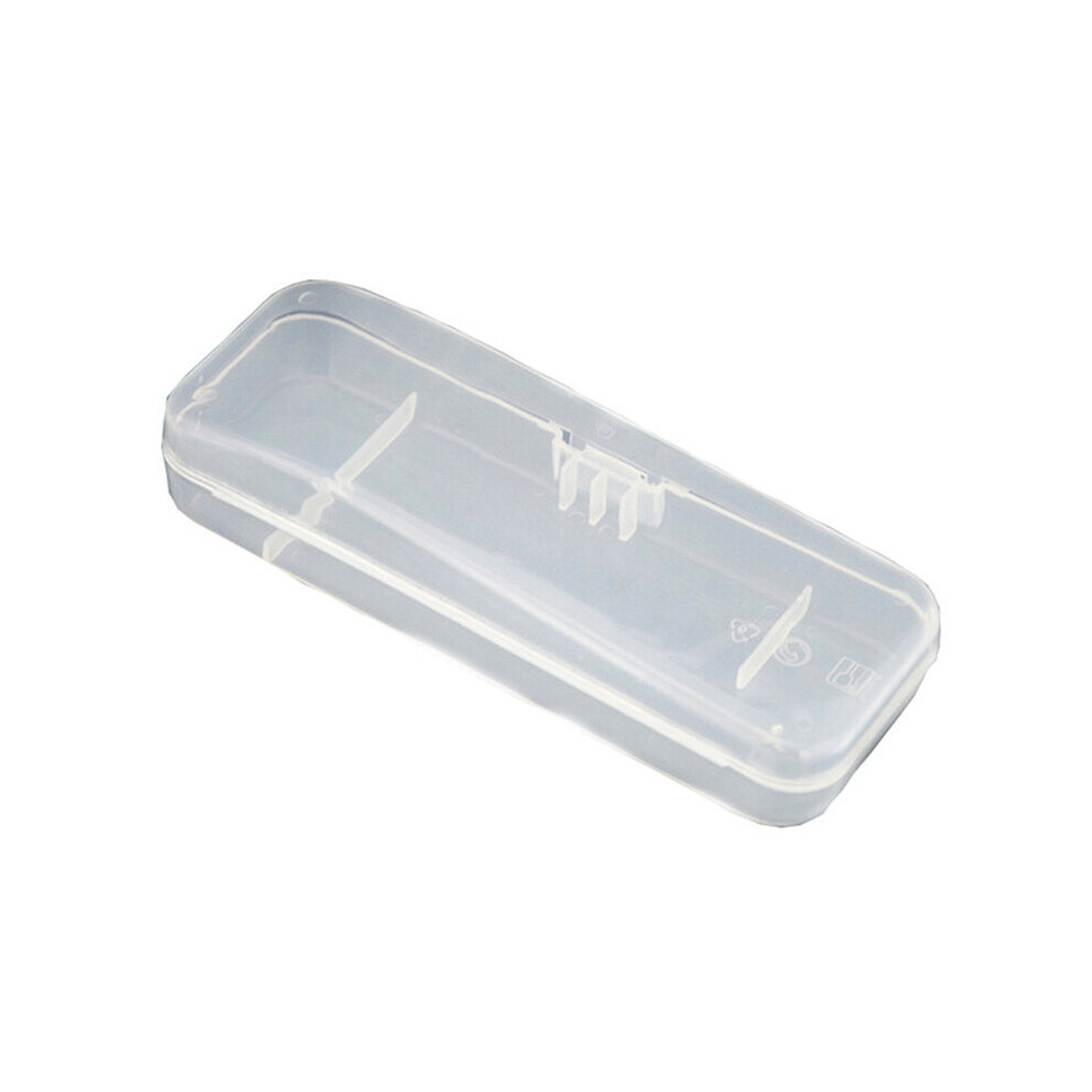 1PCS Transparent Razor Storage Box Portable Travel Case Universal Toolholder Manual Shaving Razor Cartridge Box Shaving Box