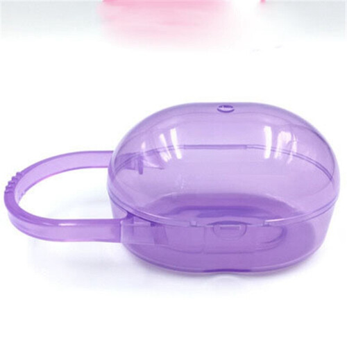 Holder Container 2X Baby Soother Storage Case Pacifier Box Cover Dummy Protable Storage 2