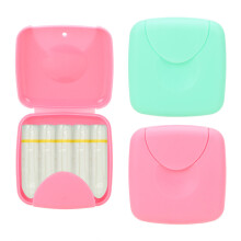 1Pcs Portable Tampons Storage Box Women Sanitary Napkin Tampons Mini Travel Outdoor Box Holder Random